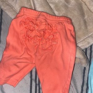 Carter’s Pants Coral with ruffles on butt